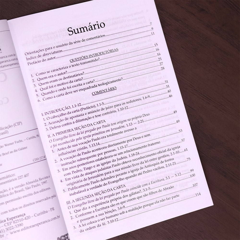 Comentário Carta Aos Gálatas  | Adolf Pohl