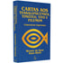 Livro Comentário aos Tessalonicenses, Timóteo, Tito e Filemom de Fritz Riene, capa azul com símbolo de peixe dourado — Plenitude