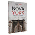 Livro Nova York em Disrupção de Mac Pier, capa cinza com imagem da Ponte do Brooklyn e título em vermelho — Plenitude