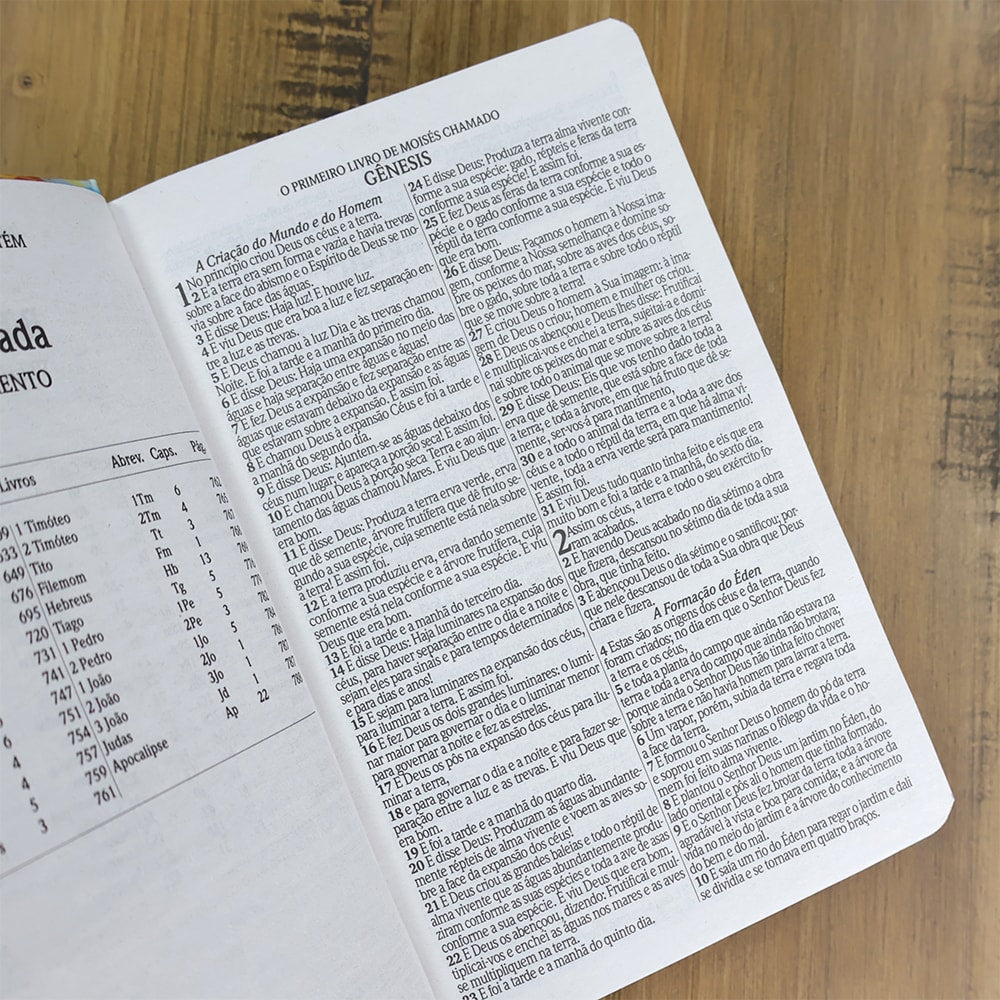 Bíblia Leão Sunset | ARC | Letra Grande | Capa Dura | Harpa Avivada e Corinhos