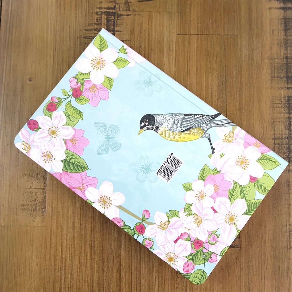 Bíblia Sagrada Jardim Pássaro | ARC | Letra Grande | Capa Dura | Harpa Avivada e Corinhos