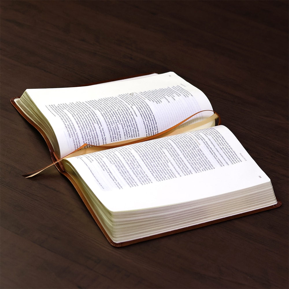 Bíblia Bible Journaling | NVI | Letra Normal | Courosoft Marrom 