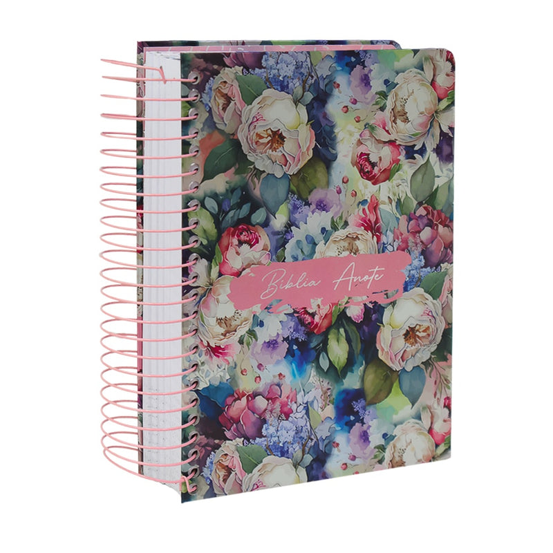 Bíblia Anote | ARC | Letra Grande | Capa Espiral Primaveril