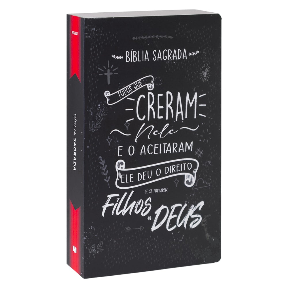 Bíblia Sagrada Lettering | NVI | Letra Normal | Capa Brochura