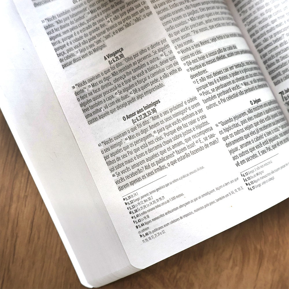 Bíblia Sagrada Lettering | NVI | Letra Normal | Capa Brochura