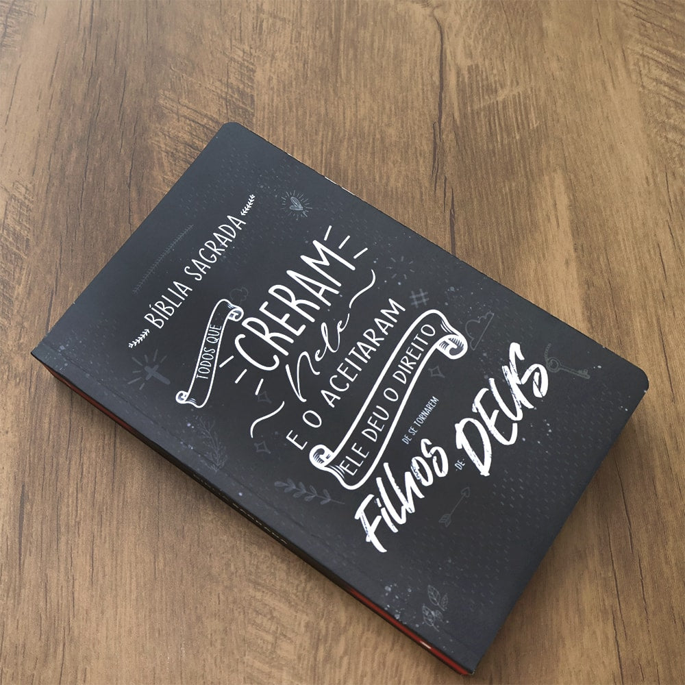 Bíblia Sagrada Lettering | NVI | Letra Normal | Capa Brochura