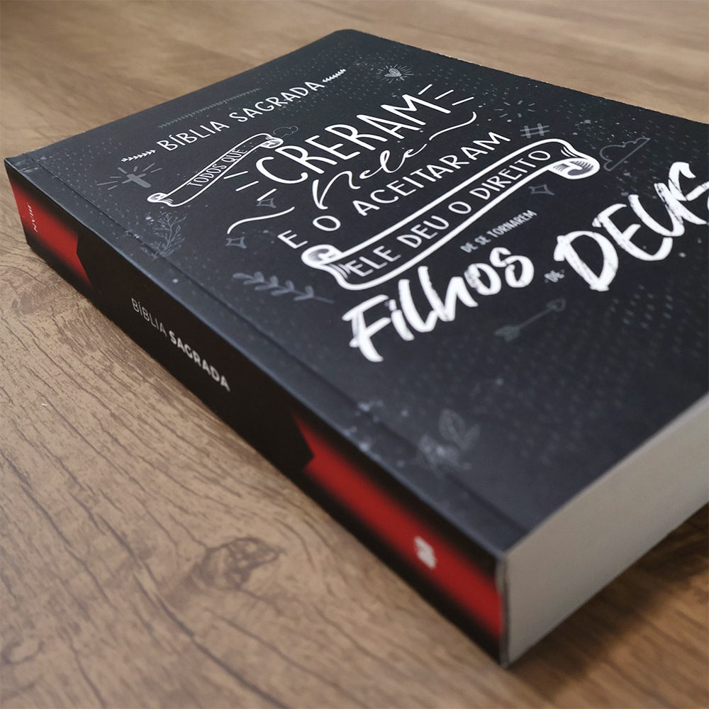 Bíblia Sagrada Lettering | NVI | Letra Normal | Capa Brochura