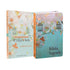Kit A Vida é Bela, devocional e Bíblia com capas florais e pássaros. — Plenitude