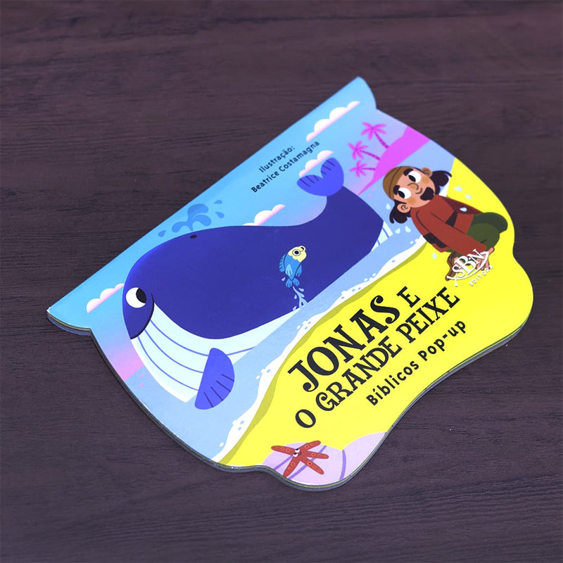 Bíblicos Pop-Up | Jonas e o Grande Peixe | 3 Anos