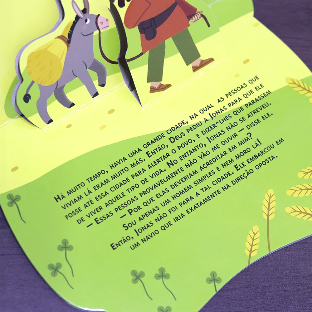 Bíblicos Pop-Up | Jonas e o Grande Peixe | 3 Anos