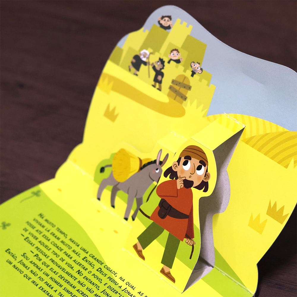 Bíblicos Pop-Up | Jonas e o Grande Peixe | 3 Anos