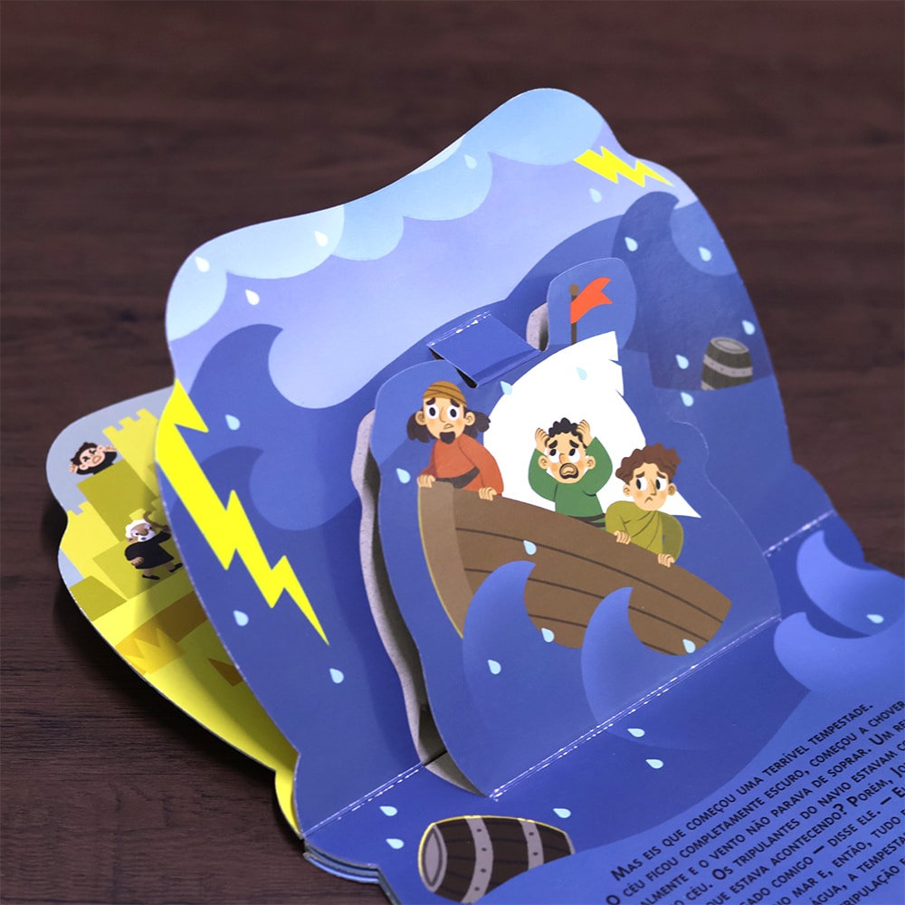 Bíblicos Pop-Up | Jonas e o Grande Peixe | 3 Anos