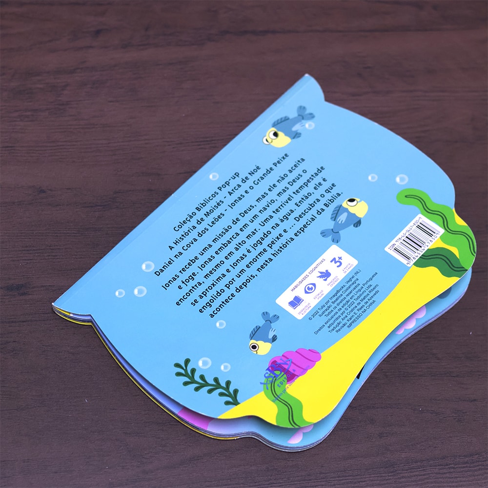 Bíblicos Pop-Up | Jonas e o Grande Peixe | 3 Anos