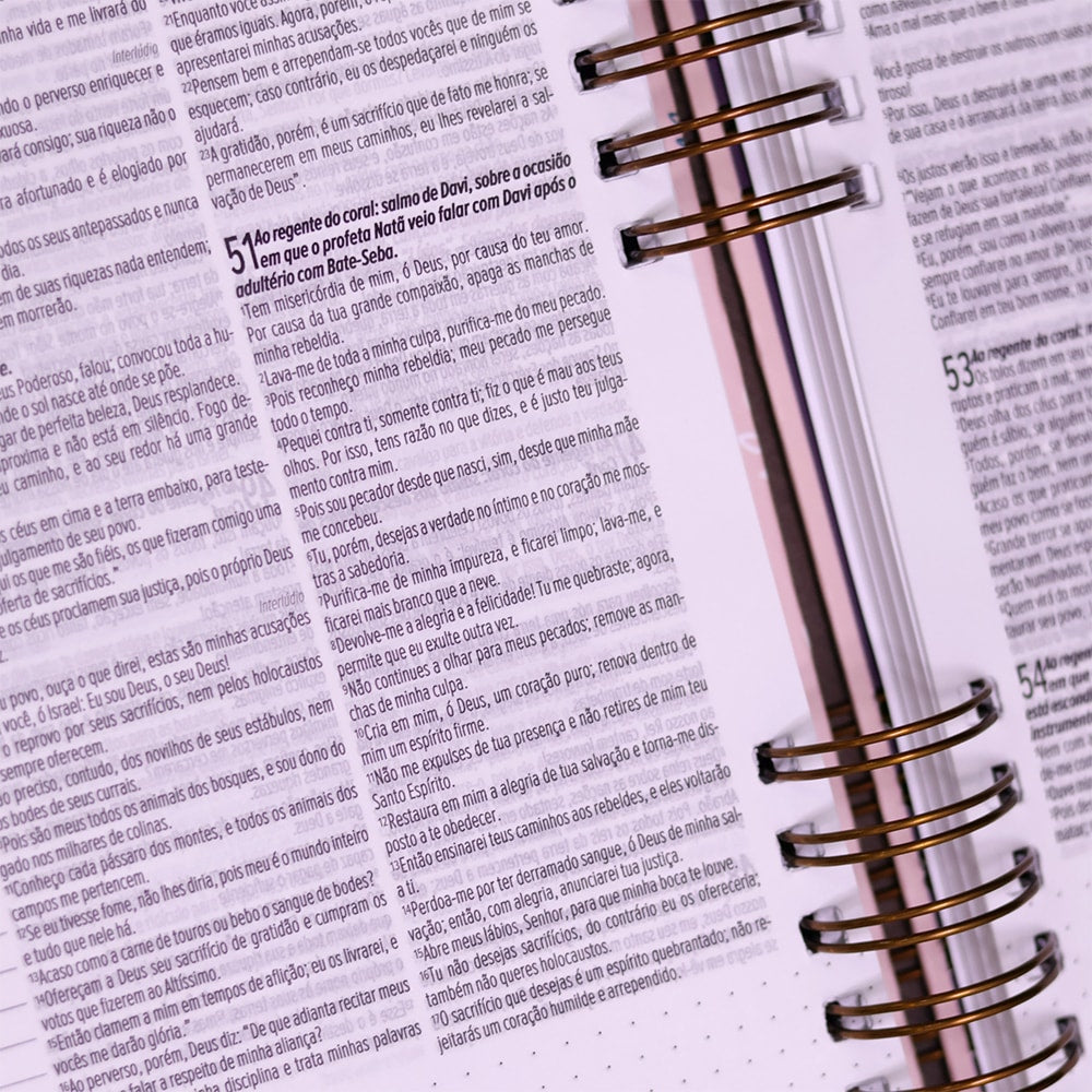 Bíblia Anote Florescer | NVT | Letra Normal | Capa Dura