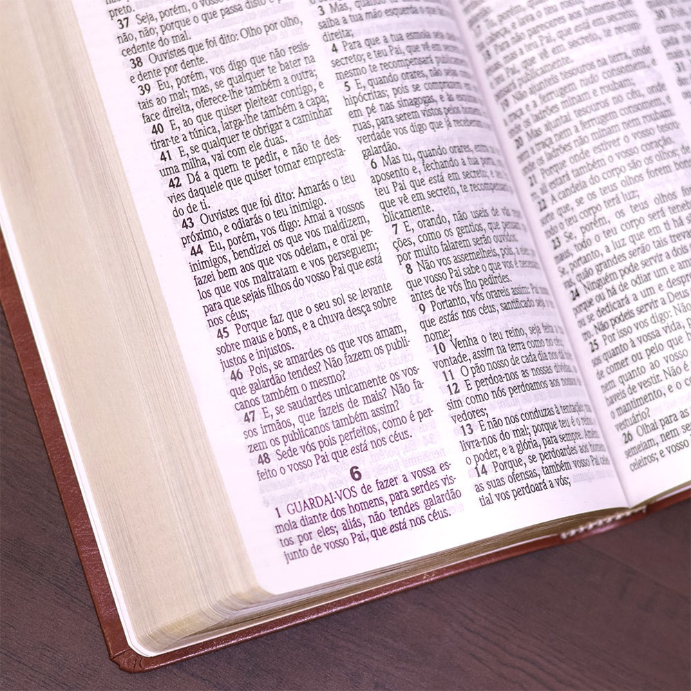 Bíblia Sagrada| ACF | Letra Gigante | Capa Luxo Caramelo