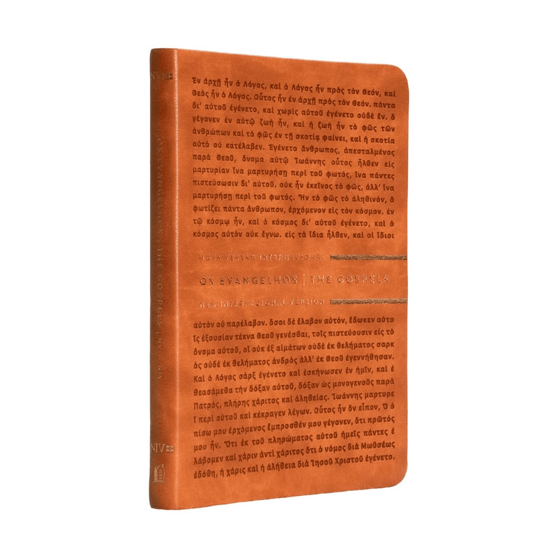 Os Evangelhos | Bilíngue | NVI | Letra Grande | Capa Flexível