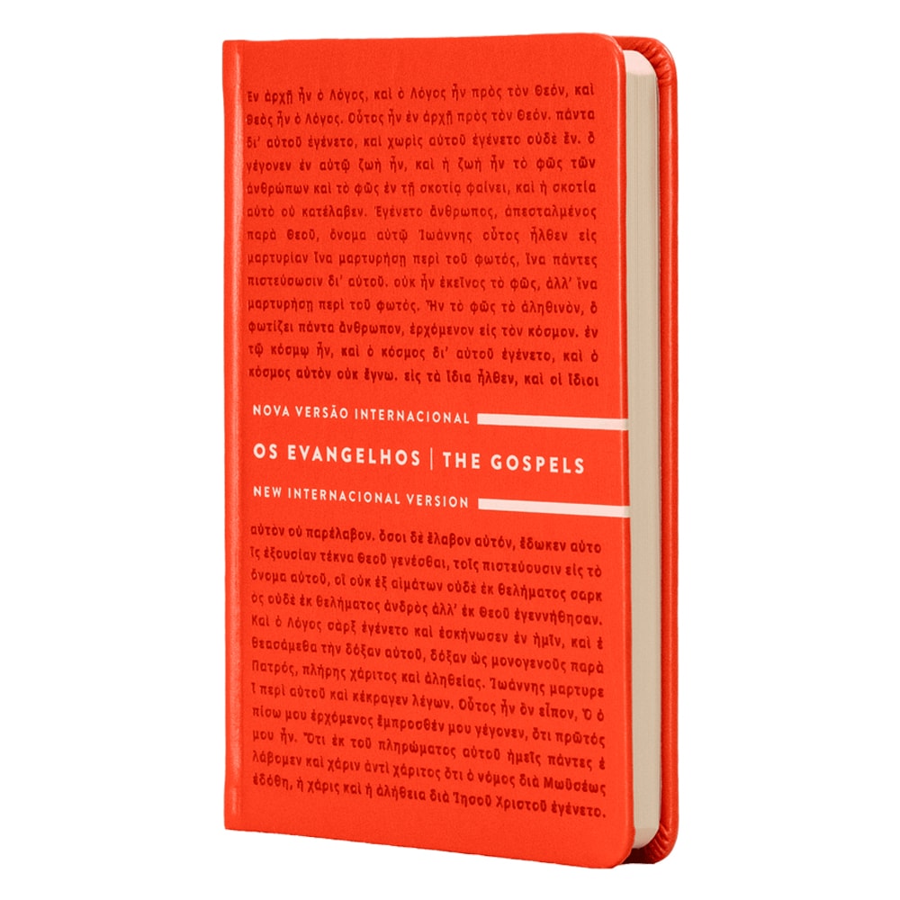 Os Evangelhos |  Bilíngue | NVI | Letra Grande | Capa Dura