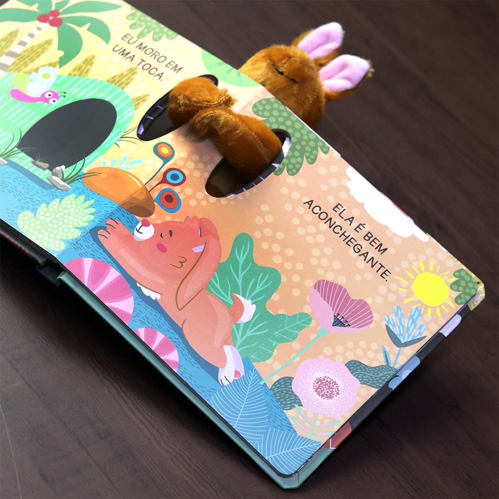 Sou um Coelho | Livro com Pelúcia | 1 a 4 Anos