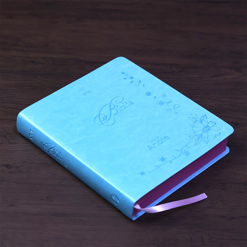 Bíblia Anote | NVI | Letra Normal | Capa Luxo Azul