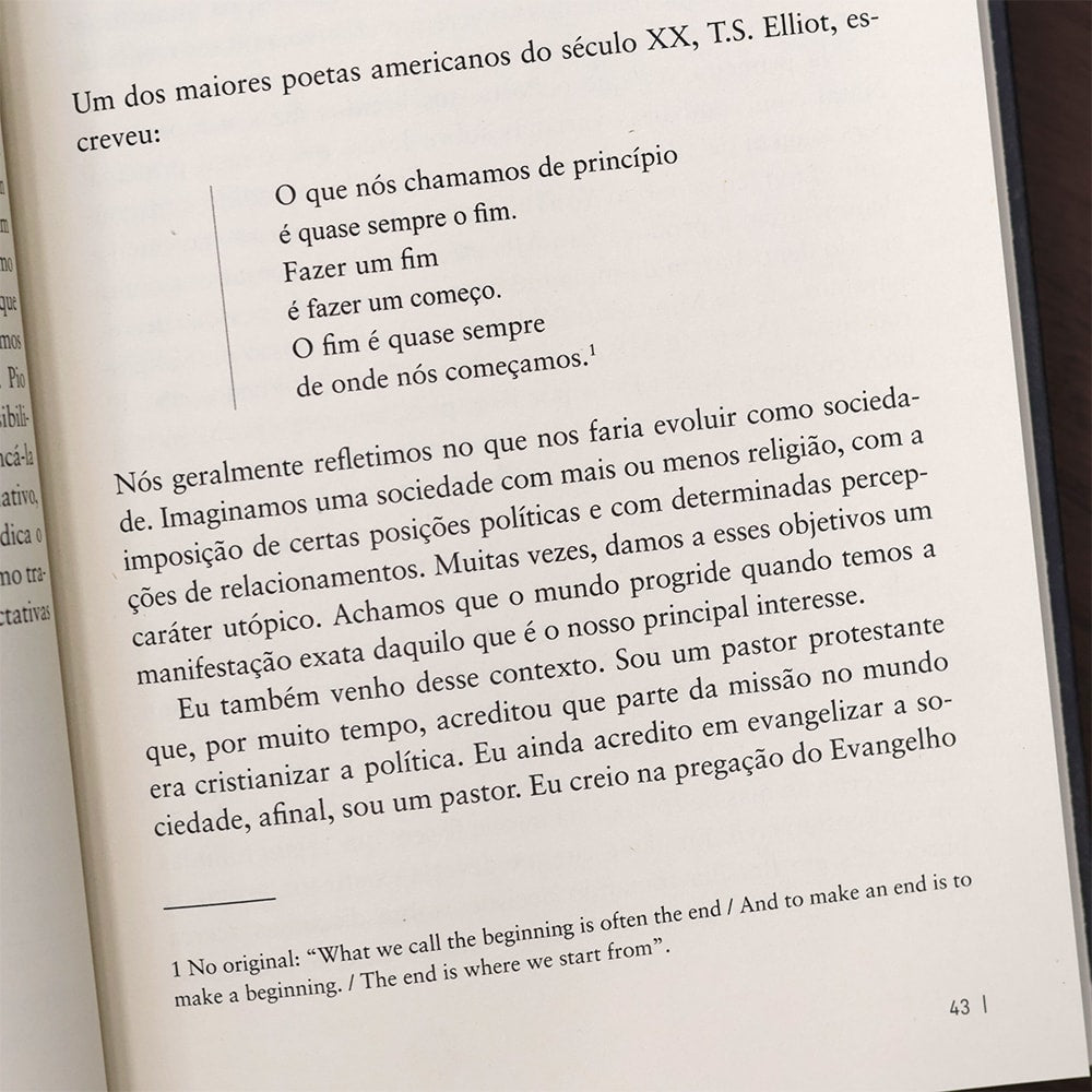 O Que Chamamos de Princípio é Quase Sempre o Fim |  Yago Martins