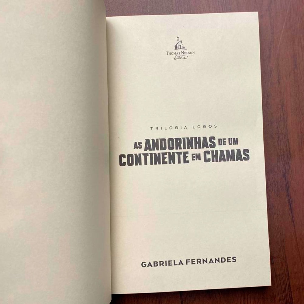 As Andorinhas de Um Continente em Chamas | Gabriela Fernandes