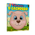 Coleção Meu Livrinho Com Pelúcia, King Books, capa dura azul com cachorro marrom. — Plenitude