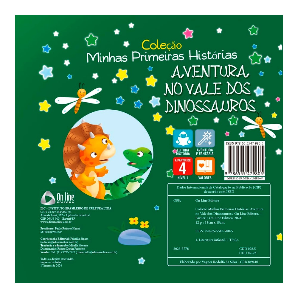 Coleção Minhas Primeiras Histórias | Aventura no Vale dos Dinossauros
