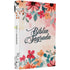 Bíblia Sagrada Flores, ARC, capa brochura branca com estampa floral colorida. — Plenitude