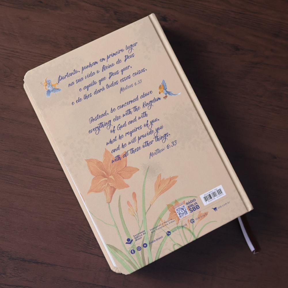 Bíblia Bilíngue | Português e Inglês | Edição Para Jovens | NTLH | Capa Dura Tela