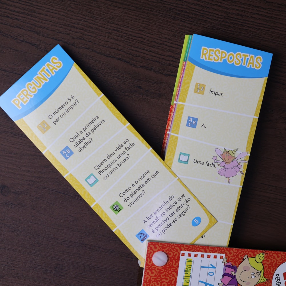 Livro Flash Cards Pense Rápido | 1° Ano | A Partir de 6 Anos
