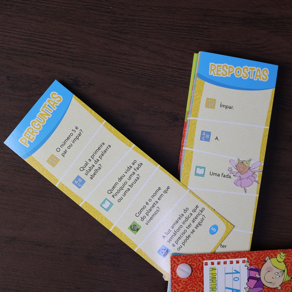 Livro Flash Cards Pense Rápido | 1° Ano | A Partir de 6 Anos