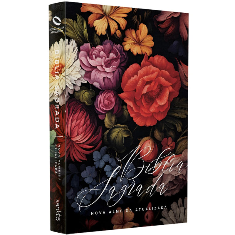 Biblia Flores Coloridas | NAA | Letra Normal | Capa Dura