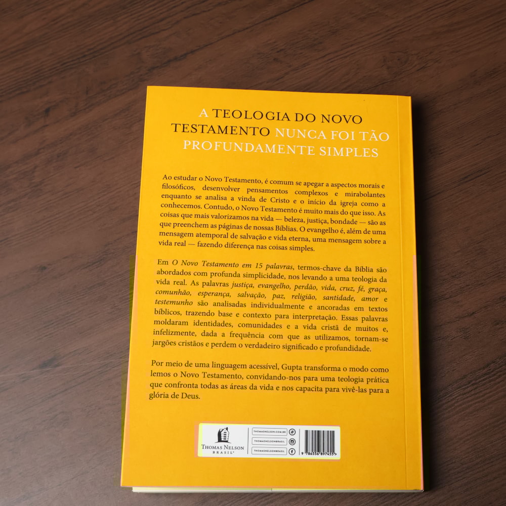 O Novo Testamento Em 15 Palavras | Nijay K. Gupta