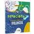 Livro 40 Devocionais | Desenhando a Bíblia com Meus Filhos | Animais, capa azul com ilustrações coloridas de animais. — Plenitude