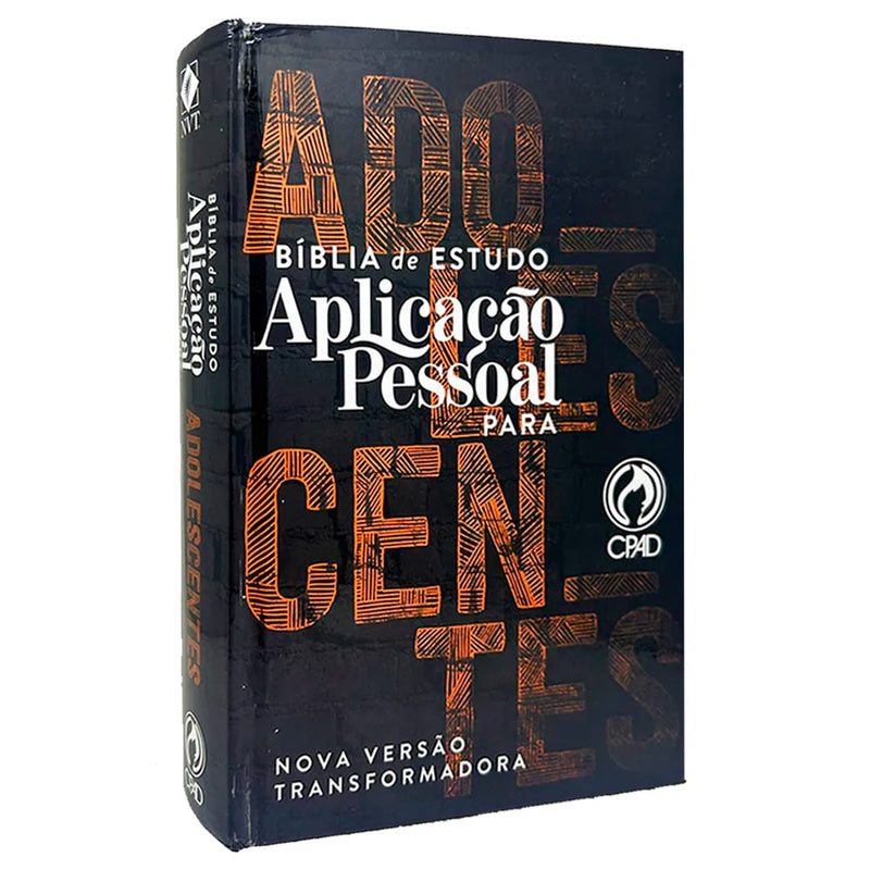 Bíblia de Estudo Aplicação Pessoal para Adolescentes | Média Laranja | Capa Dura