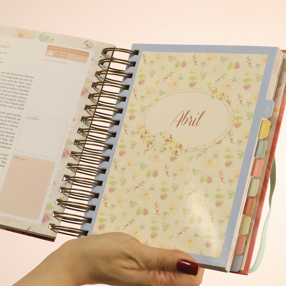 Planner Meu Plano com Deus | Intimidade | Capa Dura Espiral