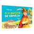 Livro pop-up O Flautista de Hamelin, capa ilustrada com o personagem tocando flauta e ratos. — Plenitude