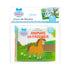 Livro de banho "Um Livro de Banho | Animais da Fazenda" para 0 a 6 meses, embalagem branca com livro de cavalo. — Plenitude