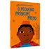Livro O Pequeno Príncipe Preto de Rodrigo França, capa dura laranja com ilustração de menino negro — Plenitude