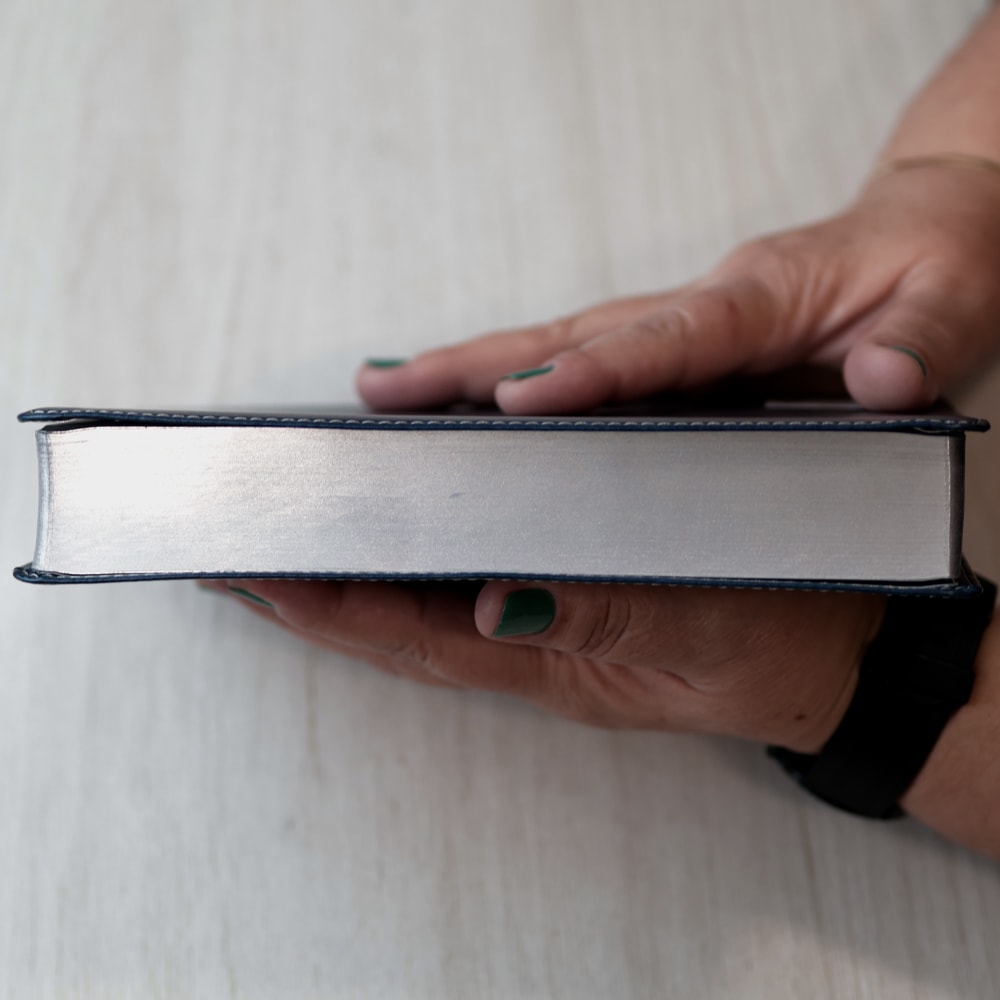 Bíblia Sagrada | NVI | Letra Grande | Leitura Perfeita | Couro Soft Azul