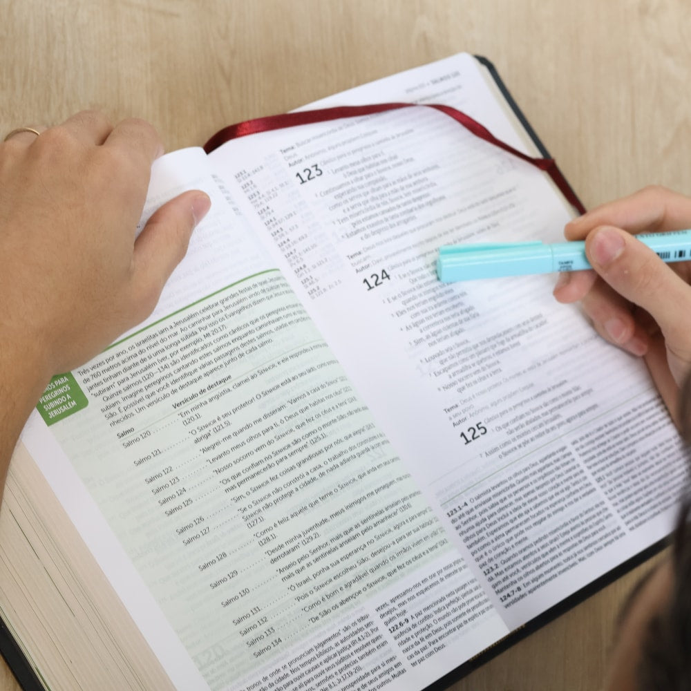 Bíblia de Estudo Aplicação Pessoal | NVT | Letra Grande | Luxo Preta