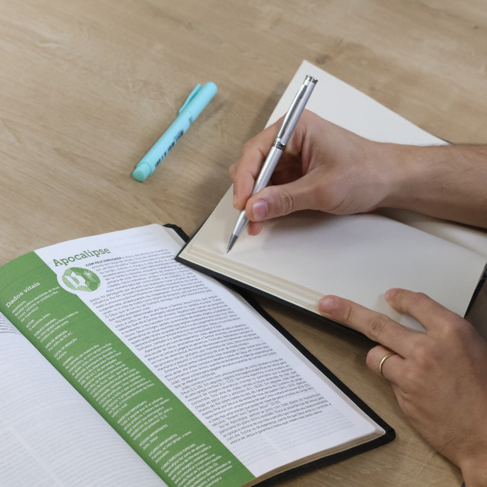 Bíblia de Estudo Aplicação Pessoal | NVT | Letra Grande | Luxo Preta