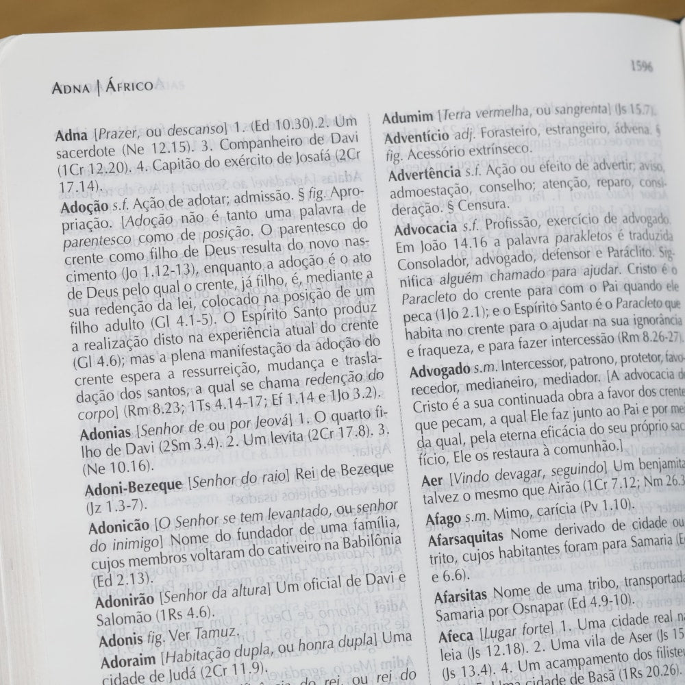 Bíblia de Estudo Explicada | ARC | Letra Média | Luxo Azul