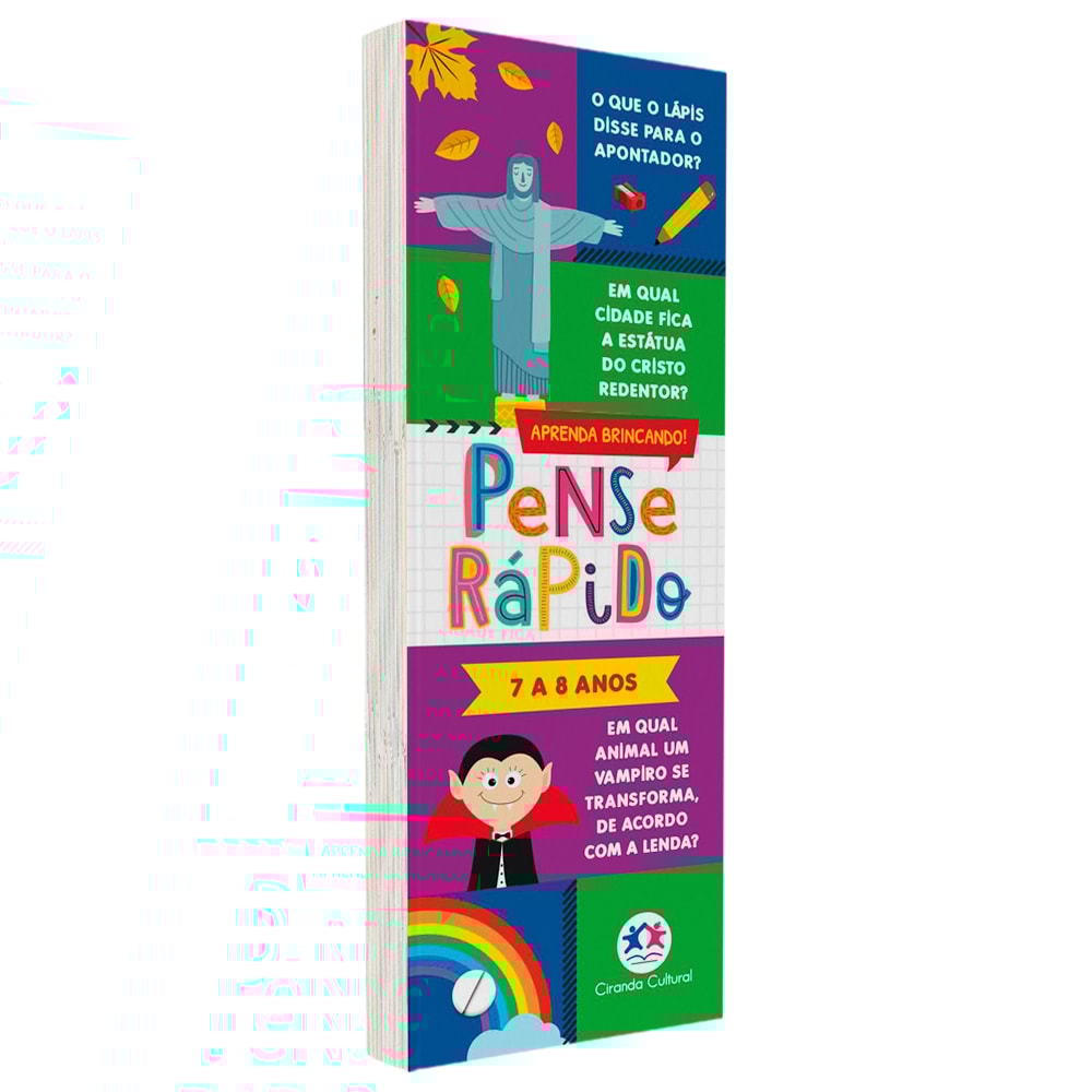 Flash Cards Pense Rápido | 7 a 8 anos