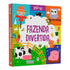 Livro pop-up "Fazenda Divertida", capa colorida com animais da fazenda. — Plenitude