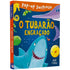 Livro pop-up "O Tubarão Engraçado", capa azul com tubarão e peixes. — Plenitude