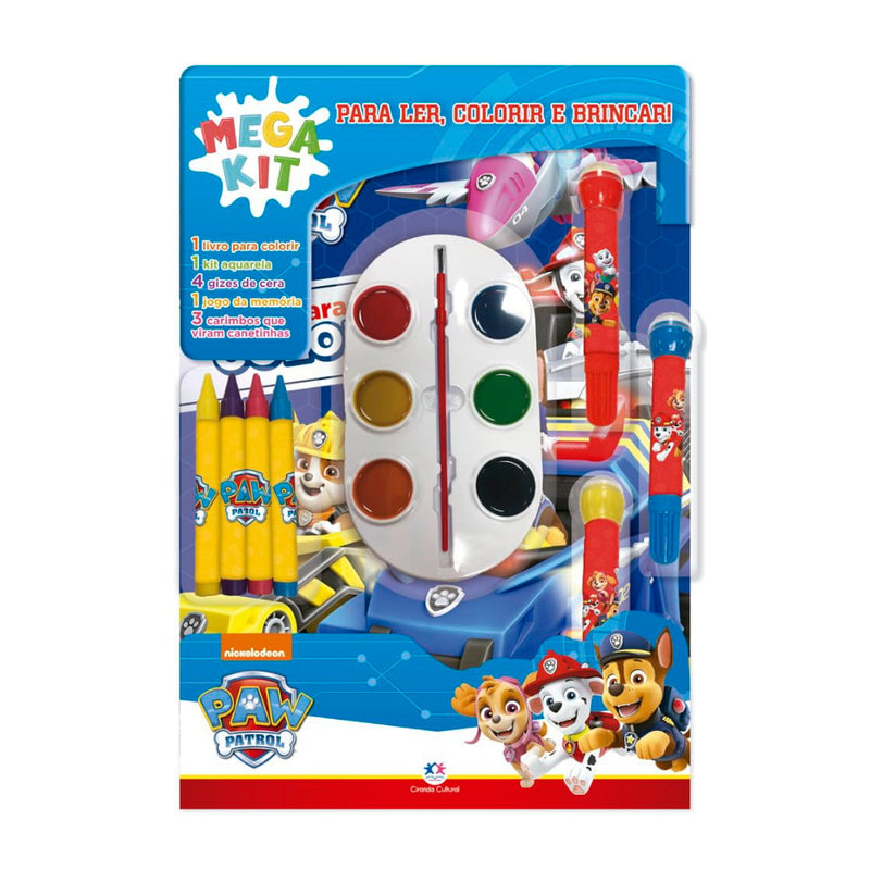 Mega Kit Para Ler, Colorir e Brincar | Patrulha Canina