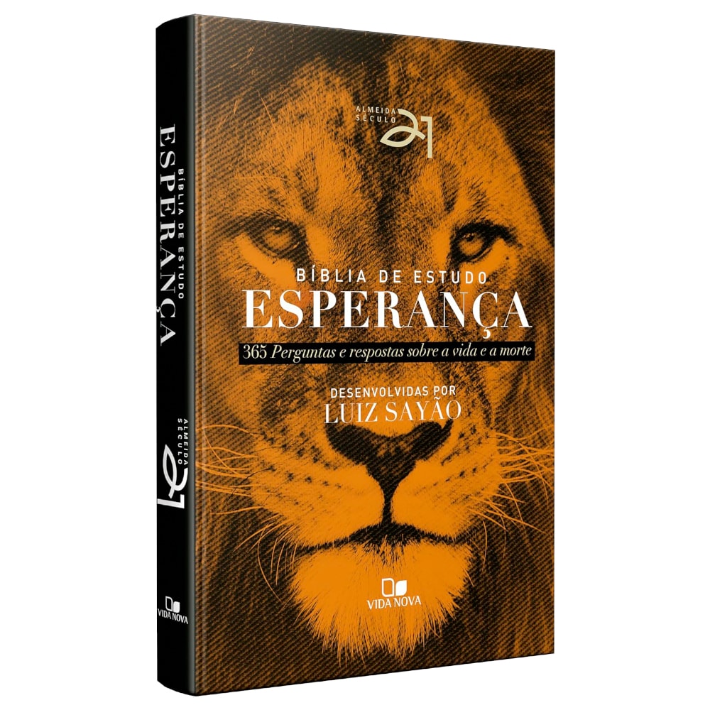 Bíblia de Estudo Esperança | Almeida Século 21 | Letra Normal | Leão