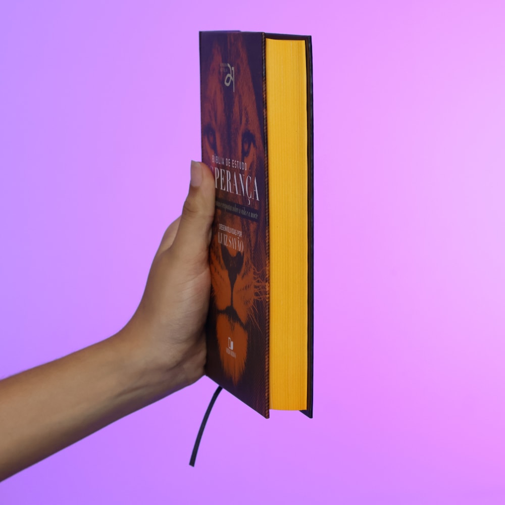 Bíblia de Estudo Esperança | Almeida Século 21 | Letra Normal | Leão