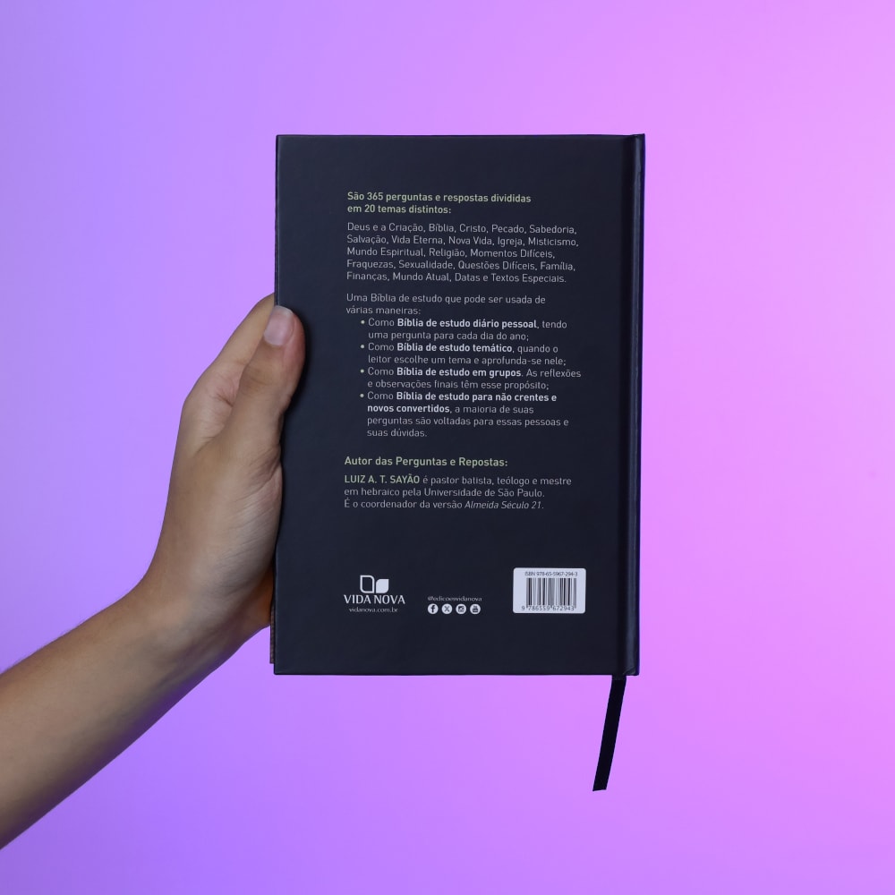 Bíblia de Estudo Esperança | Almeida Século 21 | Letra Normal | Leão